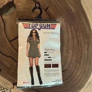 TOP GUN Flight Dress Costume, Worn Once!